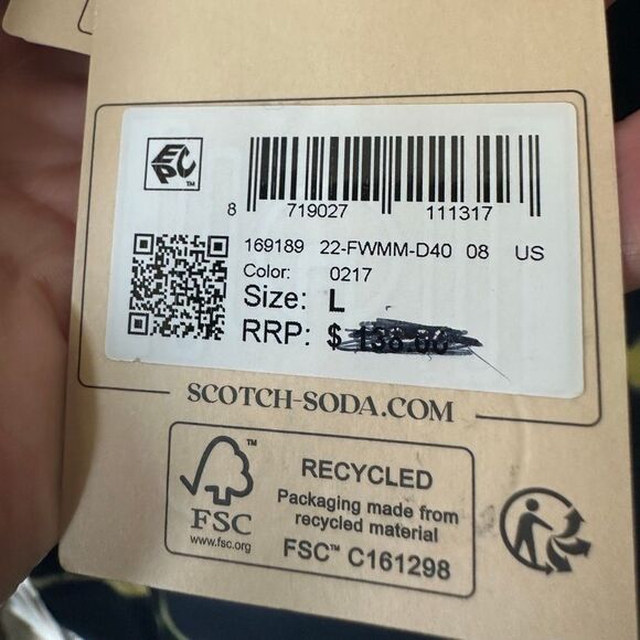 Scotch & Soda Tie-Dye Felpa Crewneck Sweatshirt - Picture 10 of 10